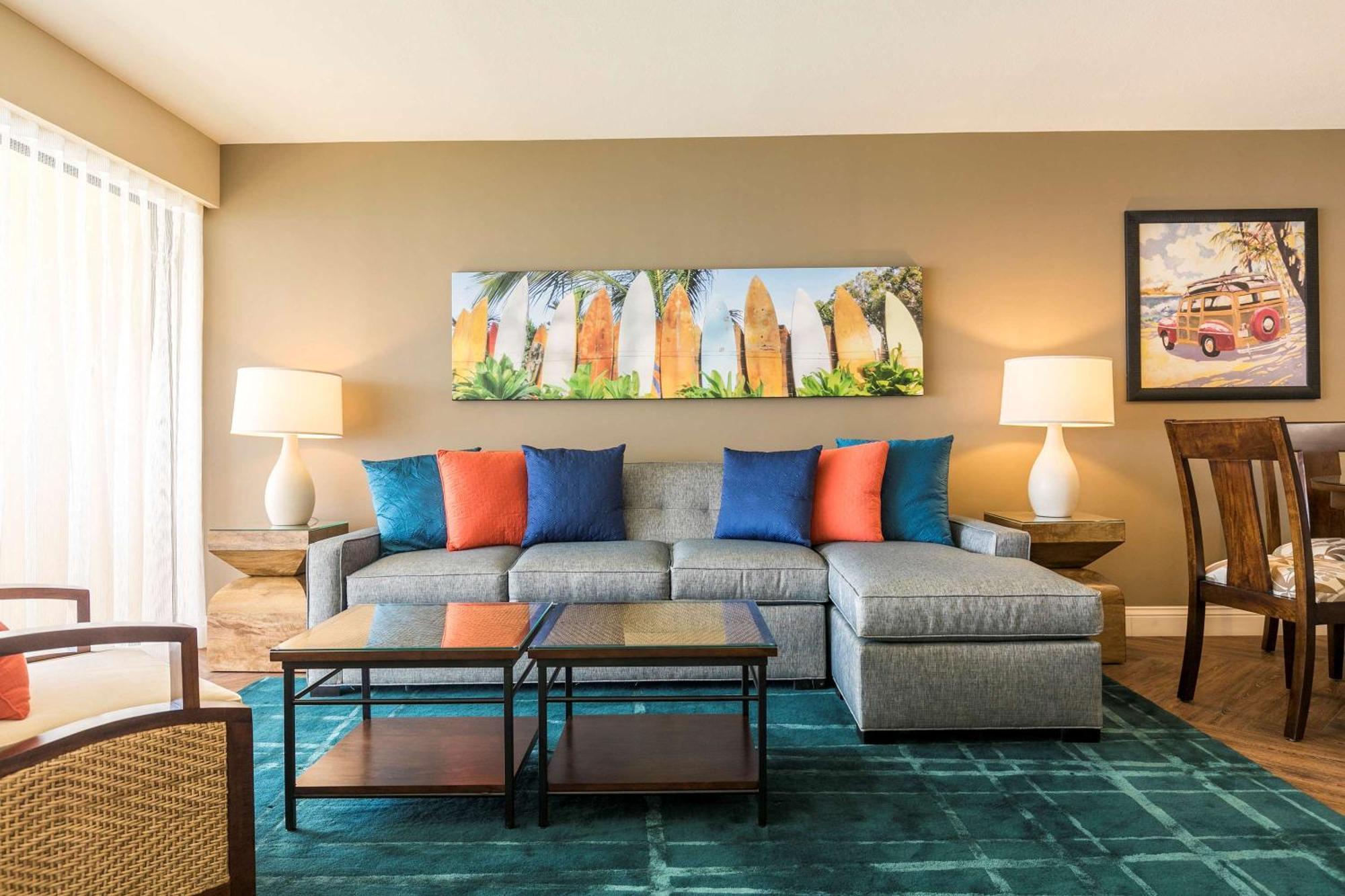 Aston Waikiki Beach Tower Honolulu Exterior foto Living room
